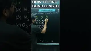 How to Find Bond Length | Short Trick to Find Bond Length | CBSE | ICSE |