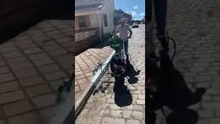 Demonstra&ccedil;&atilde;o da m&aacute;quina de demarca&ccedil;&atilde;o vi&aacute;ria D-5X Line