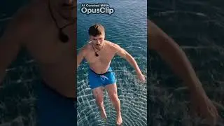 Insane Helicopter Jump  Ludwig's Adrenaline Fueled Ocean Plunge!