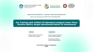 Eye Tracking untuk Validasi UX: Pengaruh Visual Attention Metrics dengan UEQ