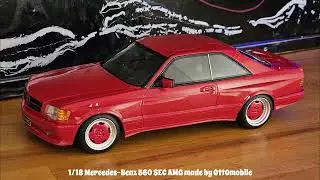 1/18 Mercedes-Benz 560 SEC AMG made by OttOmobile. A timeless beauty.