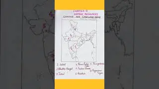 CBSE Class 10 Map Work Water Resources #cbse #cbseclass10 #syllabus #exampreparation #socialscience