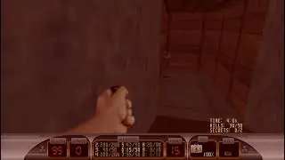 Duke Nukem 3D Gameplay: Duke: Nuclear Winter - Level 4: Santa's Corporate HQ - LetsPlayTurbo 🎮