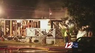 Two-Alarm Fire In Wareham Destroys Mobile Homes