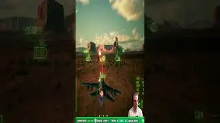 Ace Combat 7 - Dando Rasante de F16 no Inimigo #shorts