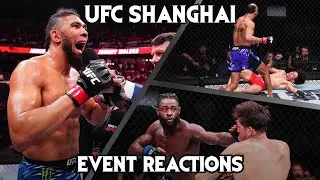 UFC Shanghai: Johnny Walker vs Zhang Mingyang | Aljamain Sterling vs Brian Ortega | Event Reactions