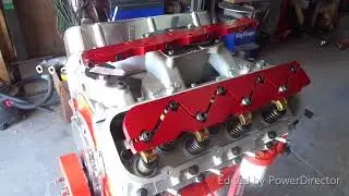 Big block Chevy stud girdle install