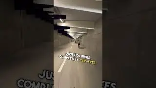 В Цюрихе открылся велосипедный туннель, который изменит правила игры! 😲 😲