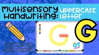 Upper Case G Letter Formation Video