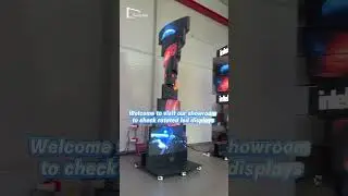 Which type of rotated led display you prefer? #leddisplay #ledscreen #rotatingleddisplay #szimore
