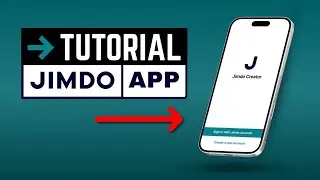 Jimdo App Tutorial: How To Create a Responsive Website with your Phone! (Step-By-Step)