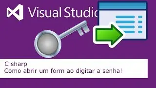 Csharp - Como abrir um form ao digitar a senha em outro!