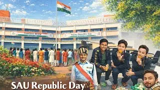 🇮🇳🇮🇳REPUBLIC DAY CELEBRATION|| SOUTH ASIAN UNIVERSITY|| BTS || #vlog 