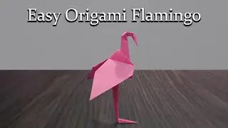 Easy Origami Flamingo: Tutorial for Beginners