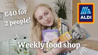 A WEEKLY FOOD SHOP FOR 2 PEOPLE 🍕 | EMILY ROSE