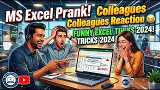 MS Excel Prank with Colleagues | Excel Funny Tricks | Excel Funny Tricks 2024#shortvideo #trending