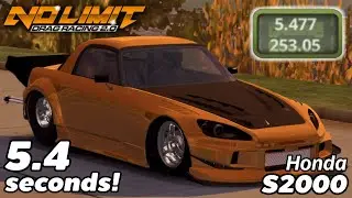 5,4 секунды тюнинга Honda S2000 &mdash; самый быстрый тюнинг S2000 на четверть мили! | No Limit Drag Ra...