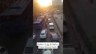 Delhi kalka ji & Nehru place Road.