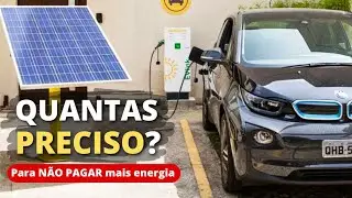 Quantas PLACAS SOLARES eu preciso para carregar um Carro Elétrico BYD Dolphin ?