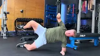 Bent Knee Star Plank w/Reach