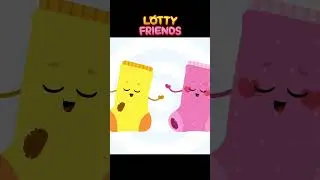 #shorts | Oh Holey Moley! Holey Socks Song🧦🤪 | Sing Along | Nursery Rhymes | Lotty Friends