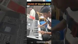 Salaar - Sound of Salaar BGM in Keyboard | #shrots #salaar #salaarceasefire #keyboardlessons