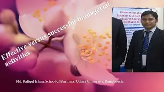 Effective vs successful managerial Activities