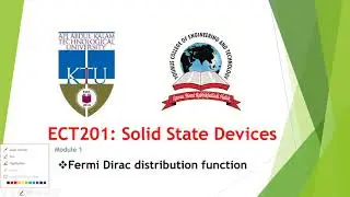 SSD Module 1: Fermi Dirac Distribution Function