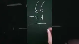 66-31 / one #maths #calculation #matem&aacute;ticas #lovemath