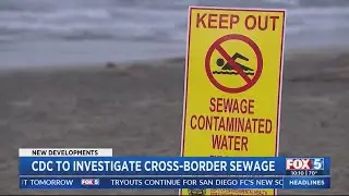 CDC to investigate health impacts of cross-border sewage