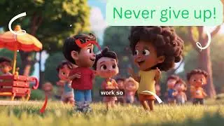 Hard work pays off/Keep on Trying Song| Kids Song| Fun Encouraging Song  @WonderKidsClubhouse