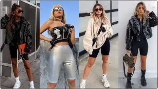 Biker shorts outfit ideas
