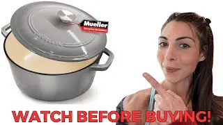 Honest Review of Mueller 6 Quart Enameled Cast Iron Dutch Oven Casserole and Braised Pan