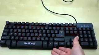 Masione MX Brown Feeling Half Mechanical Wired Gaming Keyboard REVIEW
