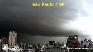 IMPRESSIONANTE! Tempestade em S&atilde;o Paulo/SP - 24/02/2017