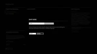 Elite Dangerous problem, not able to choose the ship name