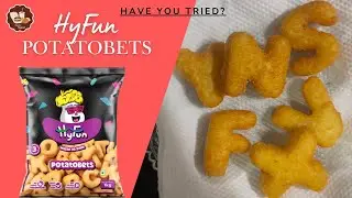 Alphabet Shaped Potato Snacks | HyFun Potatobets| Review and Demo