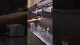 Smart Kitchen Cabinets That Open and Close with a Simple Wave