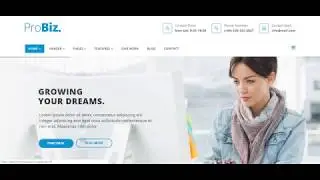 Joomla шаблон ProBiz 2.2 многоцелевая бизнес-тема. Знакомство и скачать бесплатно