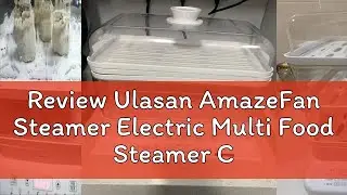 Review Ulasan AmazeFan Steamer Electric Multi Food Steamer Cookerware 3 Tier Smart Auto Cutoff Safe