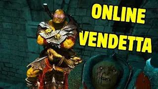 Shadow of War - Online Vendetta, Orc Captain Stuck in the Wall and Duel with Bruz