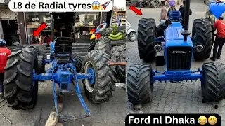 Ford 💙de 18 de New Radial Tyre 😱🐍 / YOKOHAMA 🚀 / @Noor Uppal