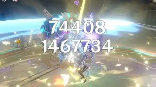 C0 Eula hitting 1.46 Million in Labyrinth Warriors Event