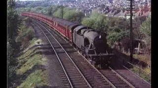 The power of steam locomotives (tank locomotives) Background song is Ramblin Man by Hank Williams