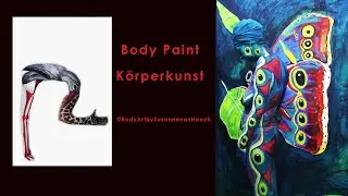 Body Paint-Körperkunst#bodypainting# bodypaintingkalender#Body Paint#körperfarben#animalbodypainting