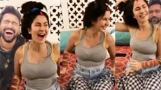 Katrina Kaif funs & Chill after wedding at her New Juhu House Balcony with husband Vicky Kaushal