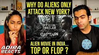 Captain Trailer Reaction By Foreigners | Tamil Movie Trailer Reaction | Arya | Aishwarya Lekshmi