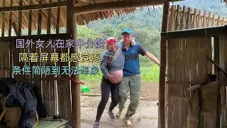 国外女人在家中分娩，隔着屏幕都感觉疼，条件简陋到你无法想象