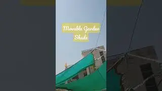 Portable Movable GardenShade #vlog #garden #hack #inovation #easy #unique #diy #shade #installation
