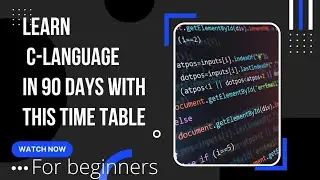 Efficient way to learn c language
